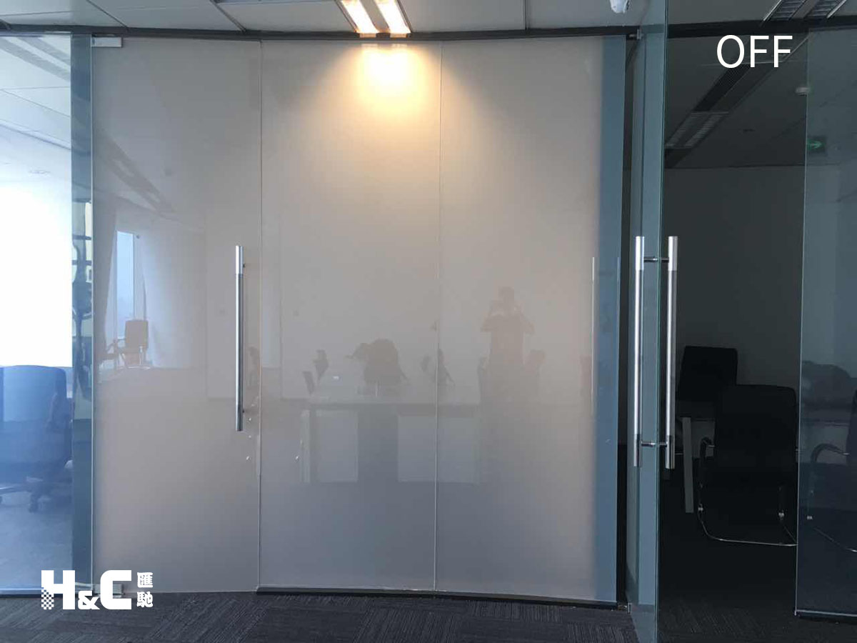 調光玻璃辦公室應用OFF